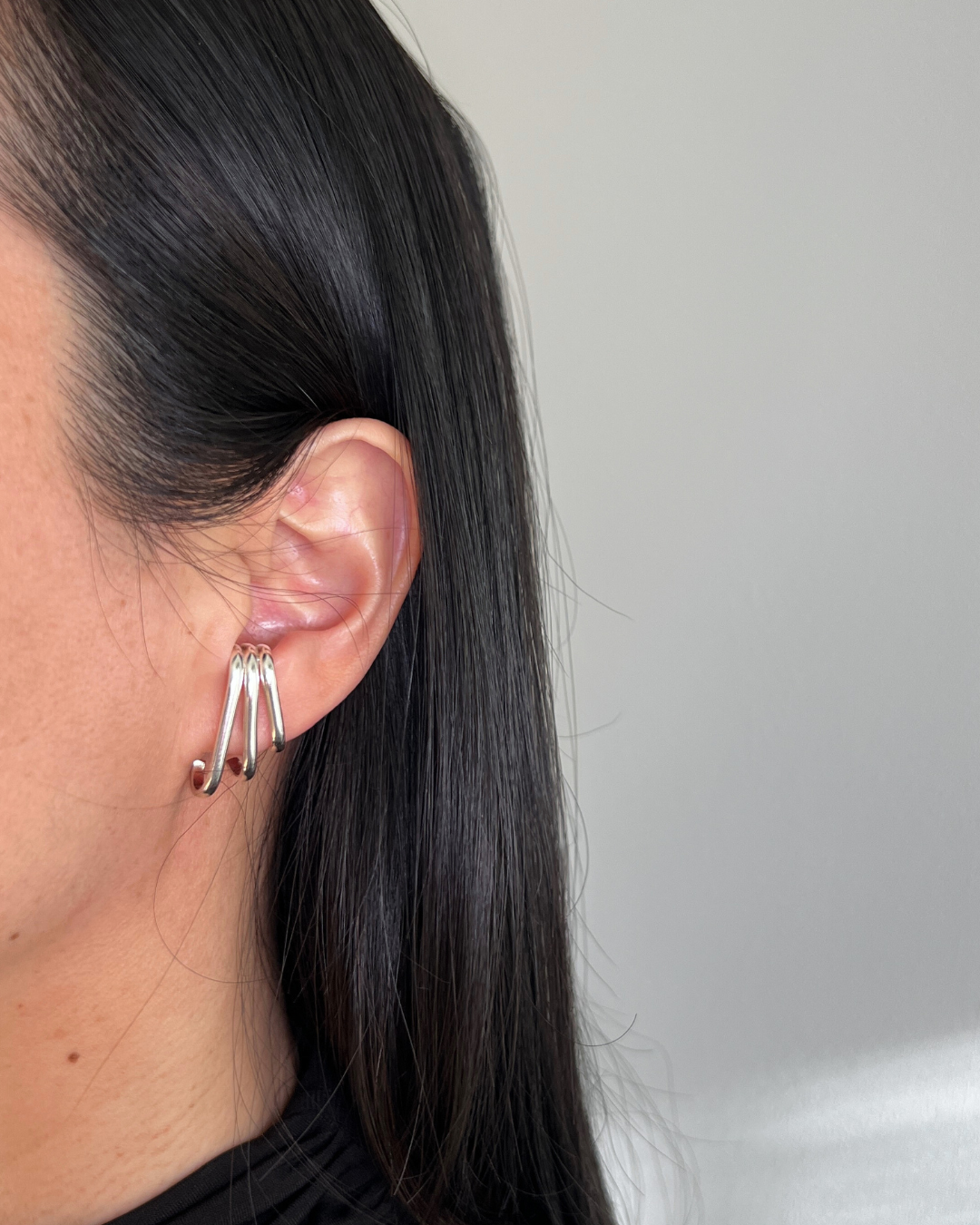 Triple earlobe cuff