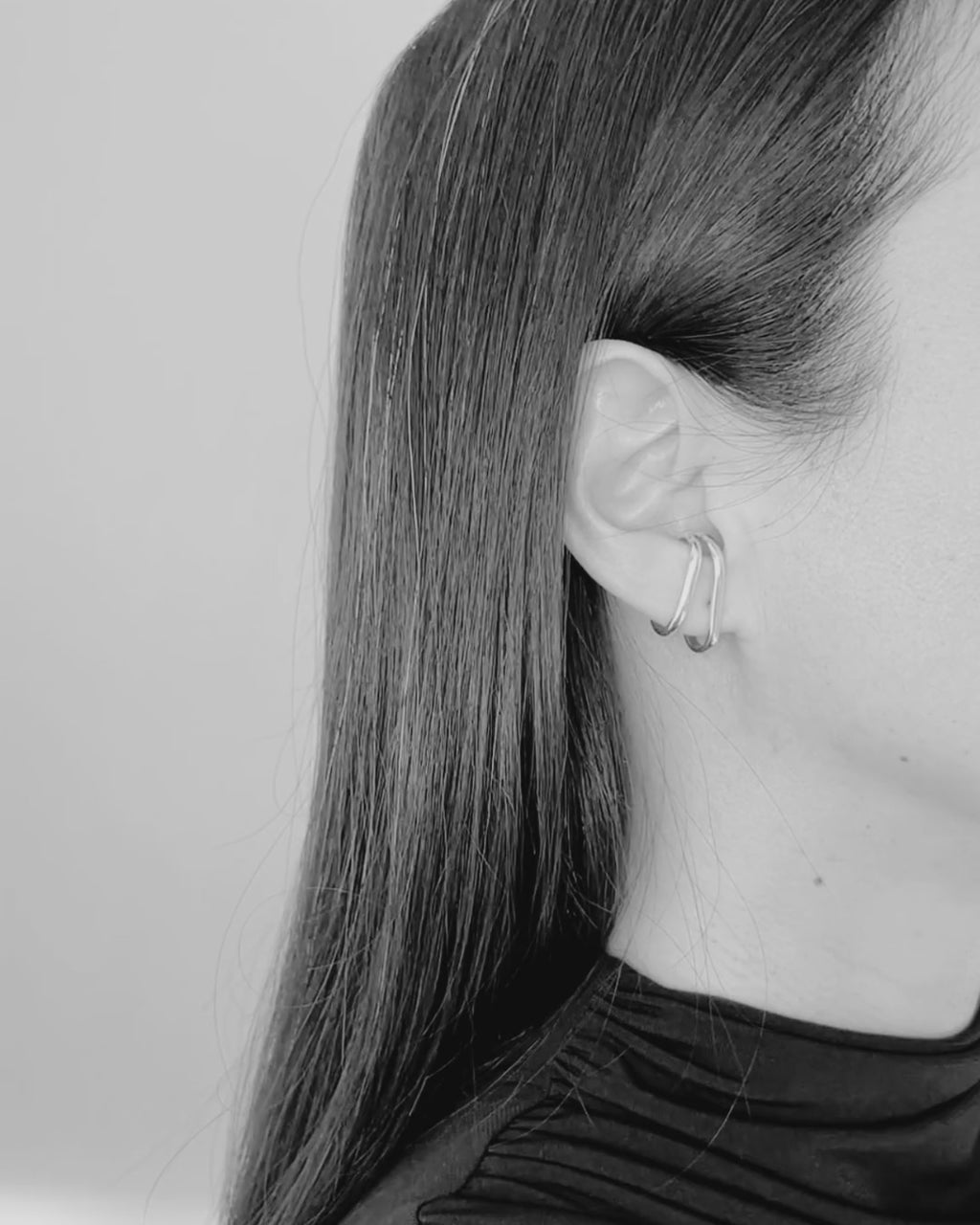 Double earlobe cuff